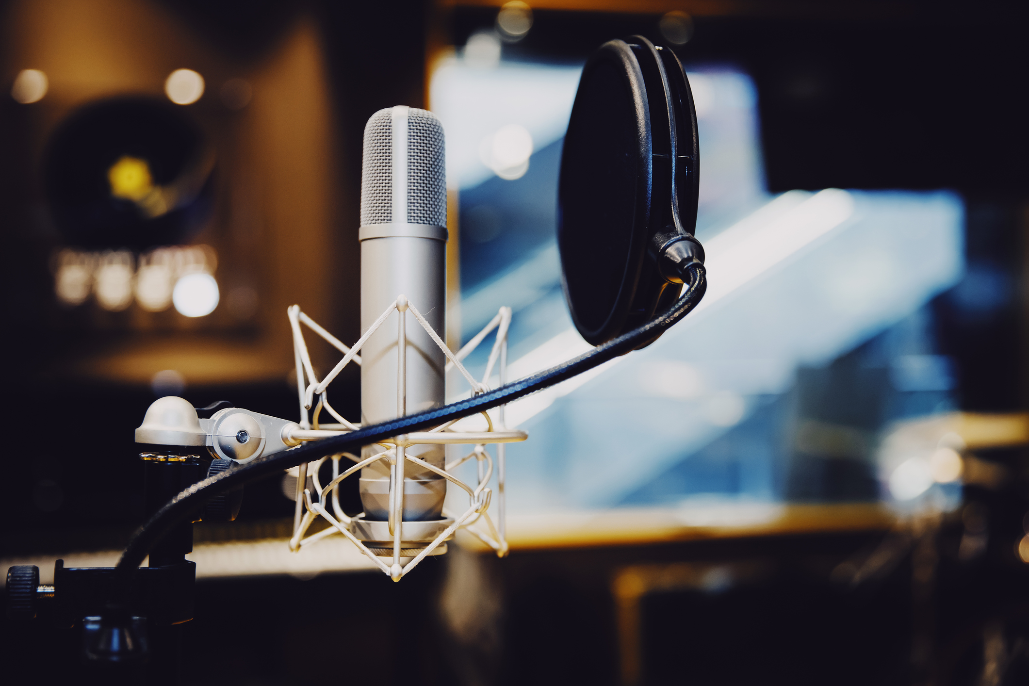 Radio Broadcast Studio Microphone